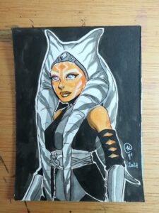 Ahsoka - dessin original Starwars