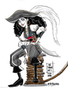 Inktober2017 - 31 Pirates - Day 01