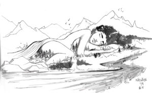 Inktober 2019 - Greek Goddess Feast - Day 05