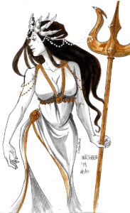 Inktober 2019 - Greek Goddess Feast - Day 10