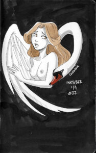 Inktober 2019 - Greek Goddess Feast - Day 22