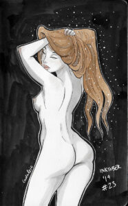 Inktober 2019 - Greek Goddess Feast - Day 23