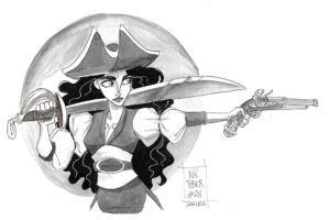 Inktober2017 - 31 Pirates - Day 28