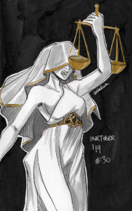 Inktober 2019 - Greek Goddess Feast - Day 30