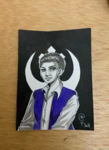 Leia - dessin original Starwars