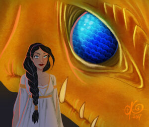 Lessa et Ramoth - Dragons de Pern Anne McCaffrey