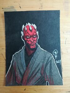 Maul - dessin original Starwars