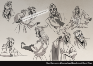 PORTFOLIO The Three musketeers starwars - Athos