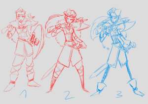 Character Design - Vikings Guerrière