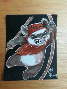 Wicket - dessin original Starwars