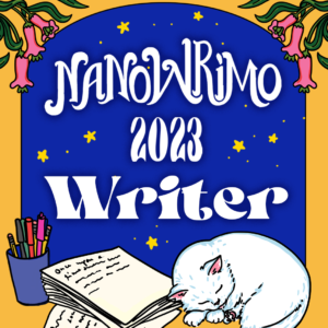 Badge writer Nanowrimo 2023